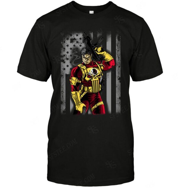 Nfl Washington Redskins T shirt Punisher 03 For Fans