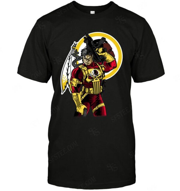 Nfl Washington Redskins T shirt Punisher 04 For Fans