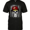 Nfl Washington Redskins T shirt Skull 01