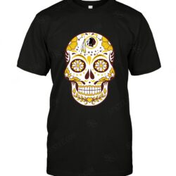 Nfl Washington Redskins T-shirt Skull 02