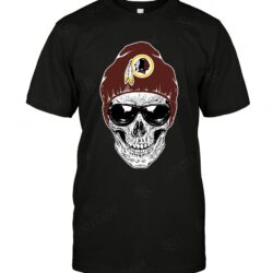 Nfl Washington Redskins T-shirt Skull 04