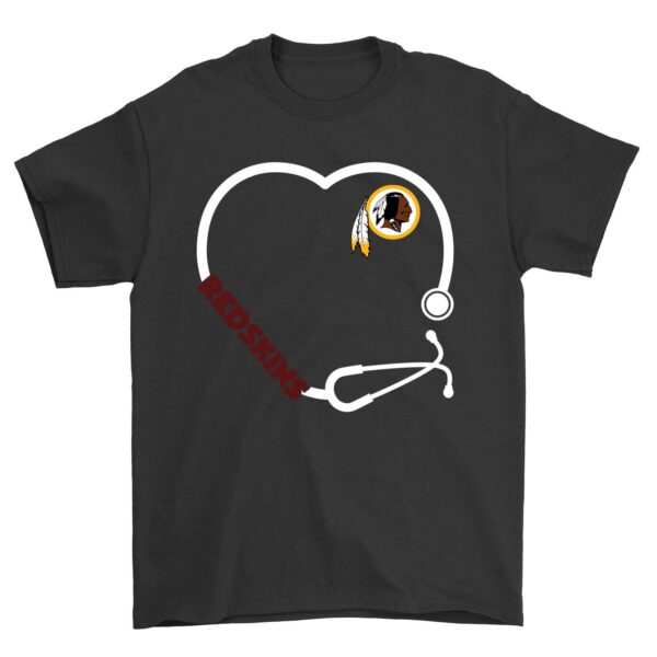 Nfl Washington Redskins T shirt Stethoscope For Fans