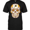 Nfl Washington Redskins T shirt Sugar Skull For Fans