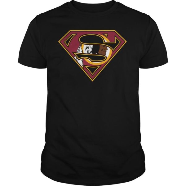 Nfl Washington Redskins T shirt Superman icon For Fans