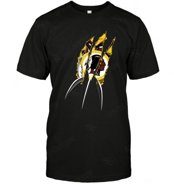 Nfl Washington Redskins T shirt Wolverine For Fans