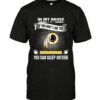 Nfl Washington Redskins T shirt You Can Sleep Outside