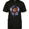 Nfl Washington Redskins T shirt form Spiderman 02