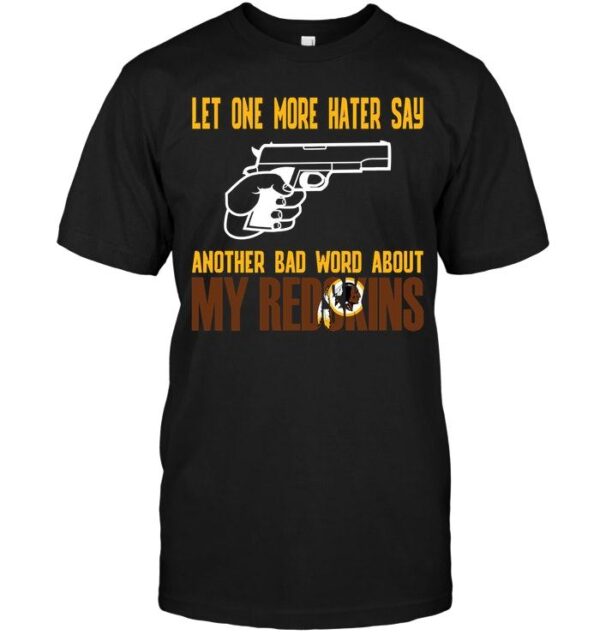 Nfl Washington Redskins T shirt gun For Fans