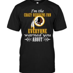 Nfl Washington Redskins T-shirtThe Crazy Redskins Fan