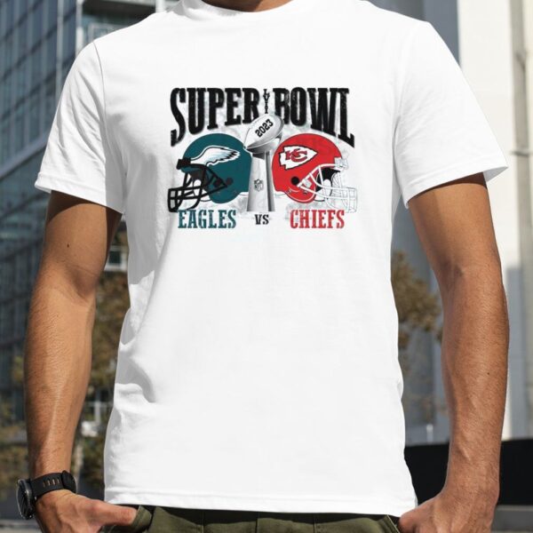 Philadelphia Eagles Vs Kansas City Chiefs 2023 LVII Super Bowl shirt custom for fan