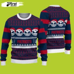 Pumpkin-New-England-Patriots-nfl-Ugly-Christmas-Sweater-custom