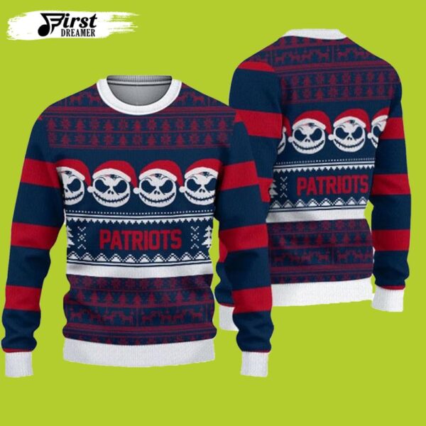 Pumpkin-New-England-Patriots-nfl-Ugly-Christmas-Sweater-custom