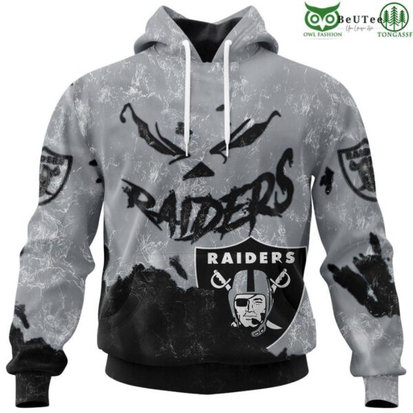 Raiders-NFL-Halloween-Football-3D-Shirt-custom-for-fan