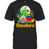 STEELERS FOOTBALL BABY YODA VS GNOME HAPPY EASTERS AND ST PATRICKS DAY SHIRT for fan