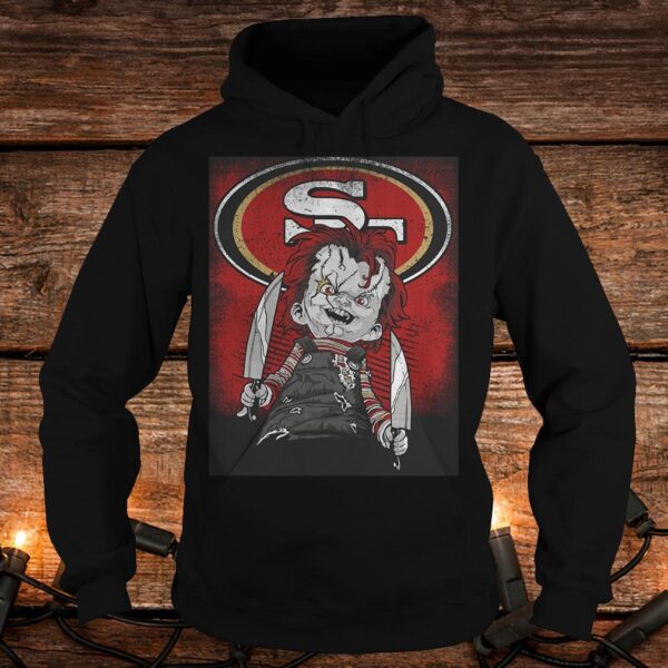 San Francisco 49ers NFL Halloween Chucky horror t shirt custom for fan