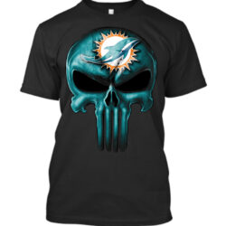Skull V3 Miami Dolphins T-Shirt