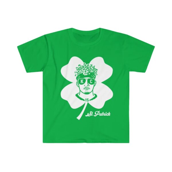 St Patrick Mahomes Unisex Softstyle T Shirt happy Saint Patricks Day March 17th