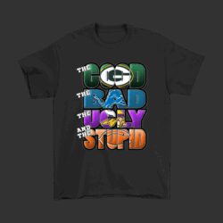 The Good Bad Ugly Stupid Mashup NFL Green Bay Packers T-Shirt For Fans