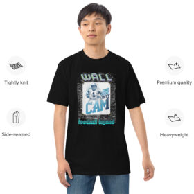Wall of football legends t-shirt for fans