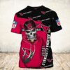 nfl Arizona Cardinals Cute Death football 3d T shirt custom fan