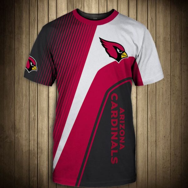 nfl Arizona Cardinals Short Sleeve O Neck T Shirt football 3D custom fan