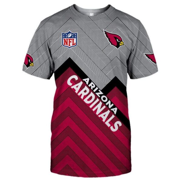 nfl Arizona Cardinals Short Sleeve football 3d T shirt custom fan