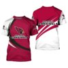nfl Arizona Cardinals curve Style football 3d T-shirt custom fan nfl Arizona Cardinals curve Style football 3d T shirt custom fan
