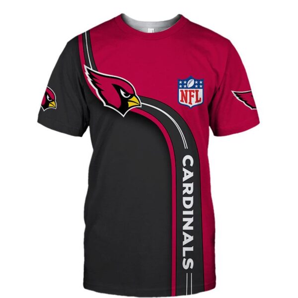 nfl Arizona Cardinals football 3d T shirt custom fan