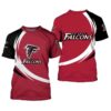 nfl Atlanta Falcons curve Style football 3d T shirt custom fan