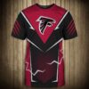 nfl Atlanta Falcons lightning graphic football 3d T-shirts custom fan nfl Atlanta Falcons lightning graphic football 3d T shirts custom fan