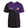 nfl Baltimore Ravens football 3d T shirt custom fan