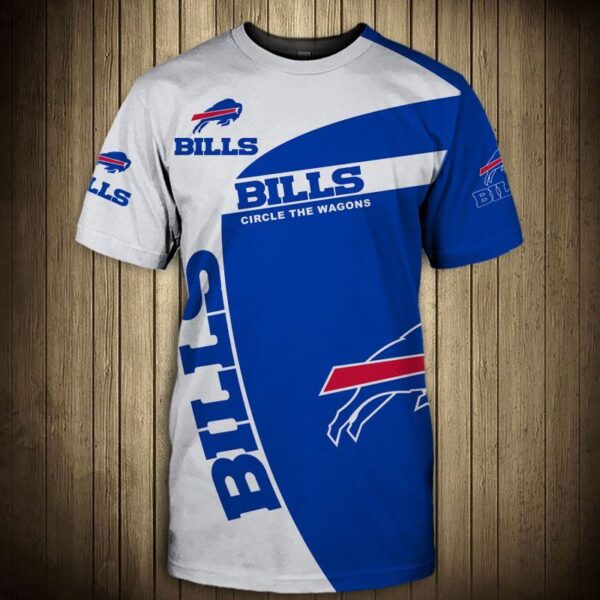 nfl Buffalo Bills Bills Circle the wagons football T shirt 3D custom fan