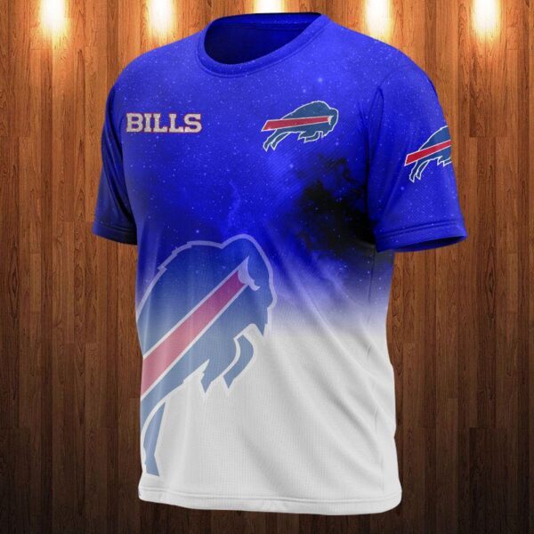 nfl Buffalo Bills Galaxy graphic football T shirt 3D custom fan
