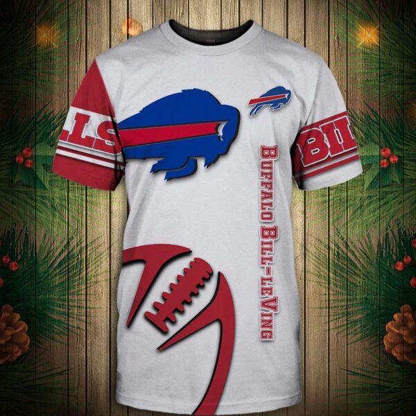 nfl Buffalo Bills Graphic balls football 3d T shirt custom fan