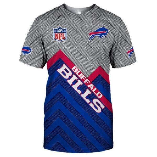 nfl Buffalo Bills Short Sleeve football 3d T shirt custom fan