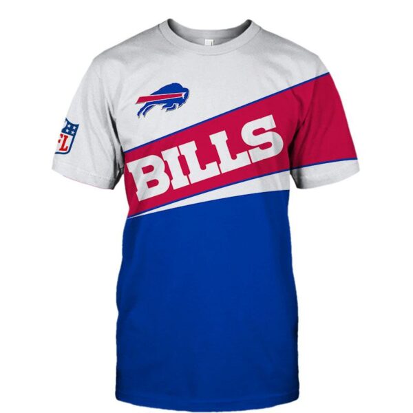 nfl Buffalo Bills new style football T shirt 3D custom fan