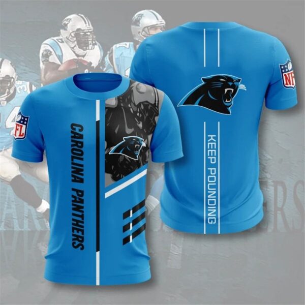 nfl Carolina Panthers Performance football T shirt 3D custom fan