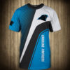 nfl Carolina Panthers Short Sleeve O Neck football T shirt 3D custom fan