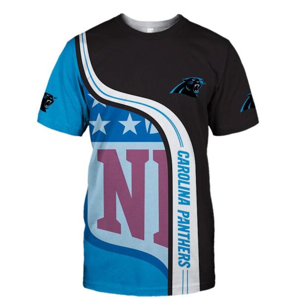 nfl Carolina Panthers summer footabll T shirt 3D custom fan