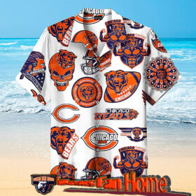 nfl Chicago Bears Hawaiian shirt gift custom for fan