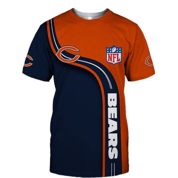 nfl Chicago Bears football 3d T shirt custom fan