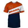 nfl Chicago Bears new style football T-shirt 3D custom fan nfl Chicago Bears new style football T shirt 3D custom fan