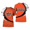 nfl Cincinnati Bengals curve Style football 3d T-shirt custom fan nfl Cincinnati Bengals curve Style football 3d T shirt custom fan