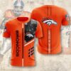 nfl Denver Broncos Performance football T-shirt 3D custom fan nfl Denver Broncos Performance football T shirt 3D custom fan
