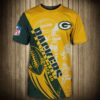 nfl Green Bay Packers Graphic Cartoon player football 3d T-shirt custom nfl Green Bay Packers Graphic Cartoon player football 3d T shirt custom
