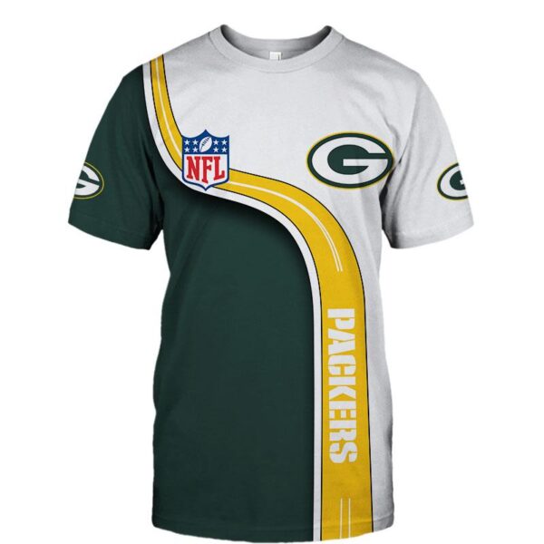 nfl Green Bay Packers football 3d T shirt custom fan