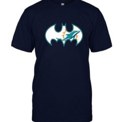nfl Miami Dolphins T-Shirts custom Batman Mashup For Fans