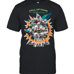 nfl miami dolphins hall of fame legend football t-shirt custom 2