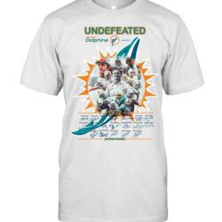 nfl miami dolphins team perfect season 1972 undefeated t-shirt custom