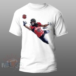 nfl player supper 5 play hard t-shirt unisex for fans